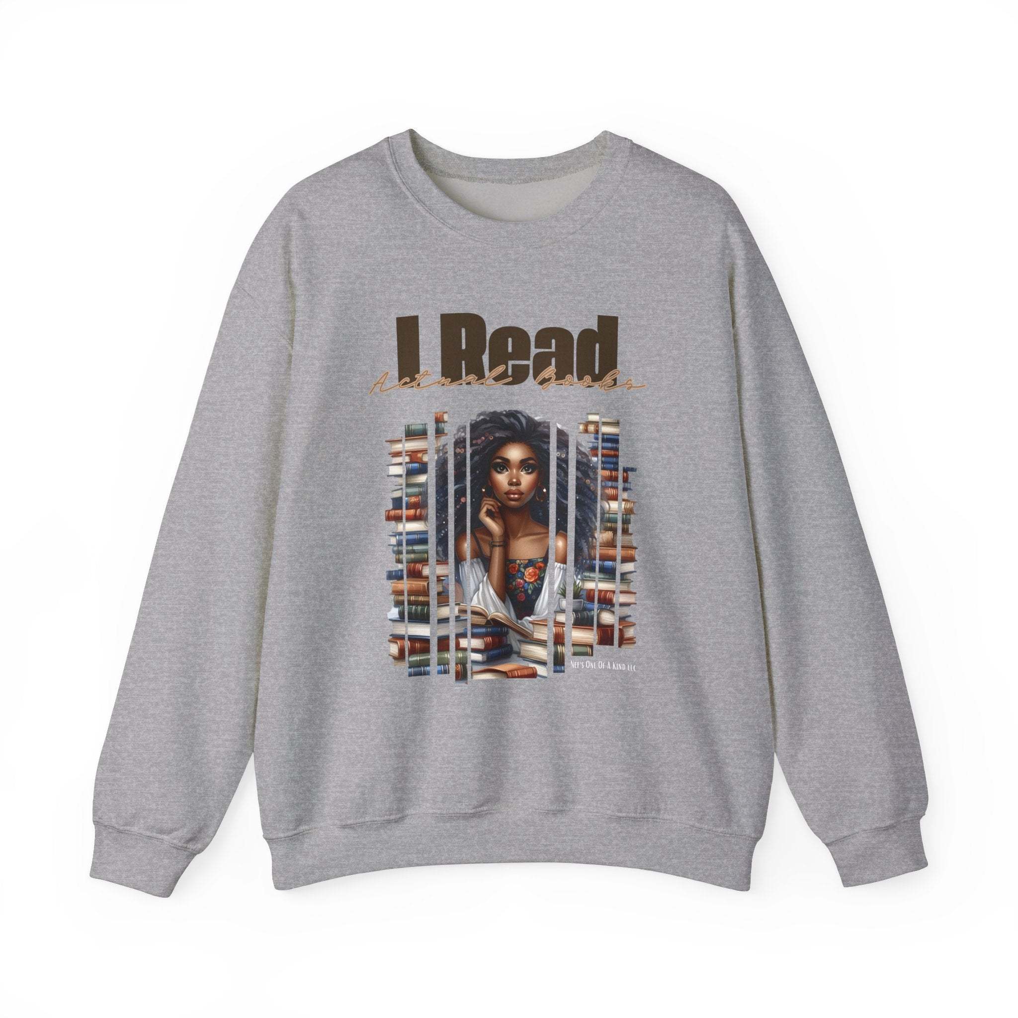 read actual books Unisex Heavy Blend™ Crewneck Sweatshirt